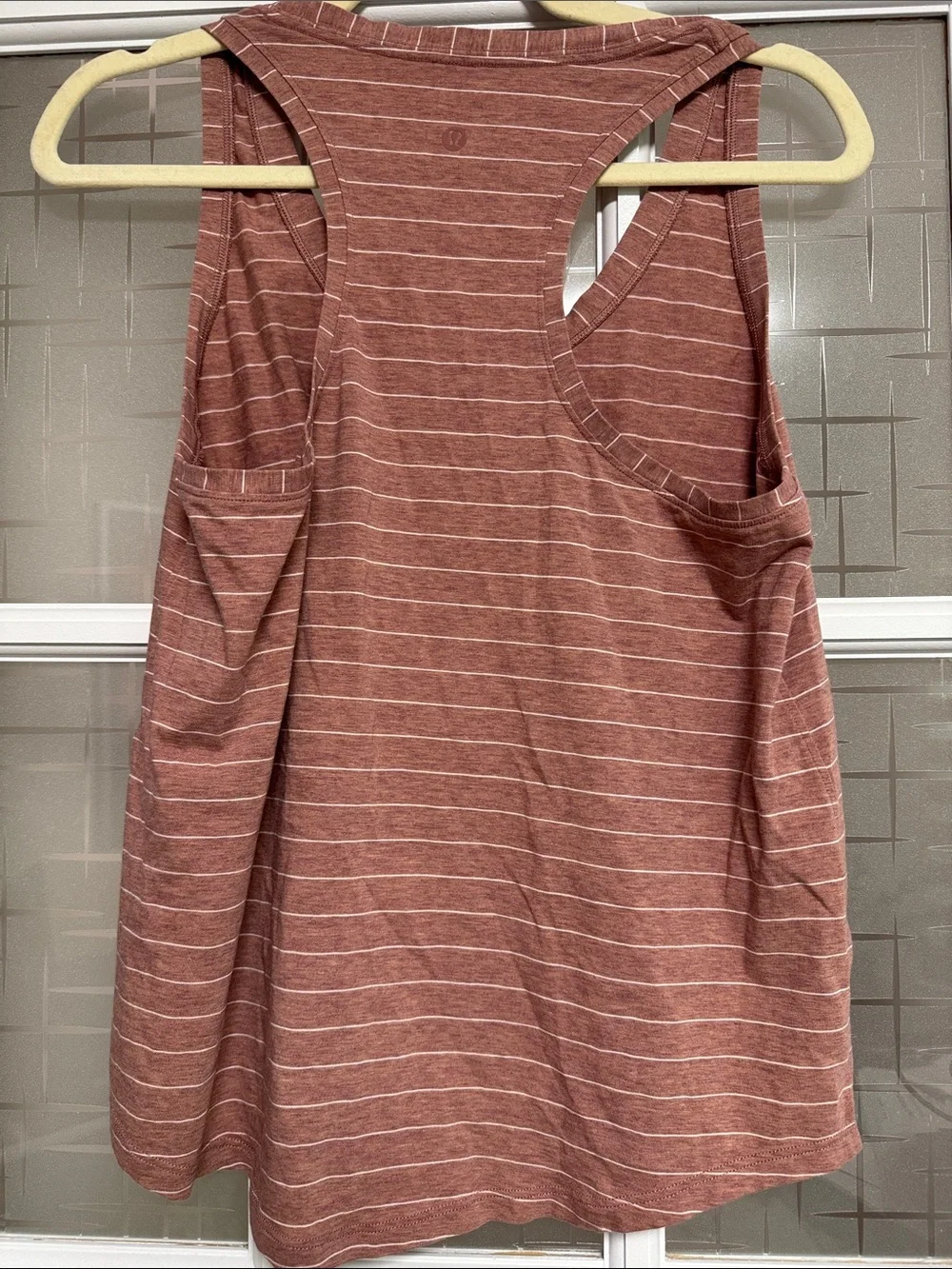 Striped Racerback Tank Top - Brown - Picture 4 of 5